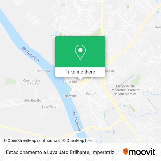 Mapa Estacionamento e Lava Jato Brilhante