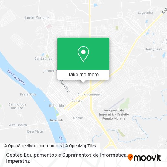 Mapa Gestec Equipamentos e Suprimentos de Informatica