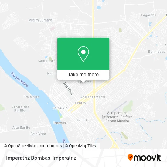 Imperatriz Bombas map