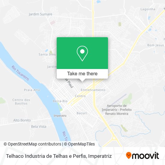 Telhaco Industria de Telhas e Perfis map