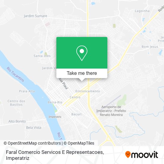 Faral Comercio Servicos E Representacoes map