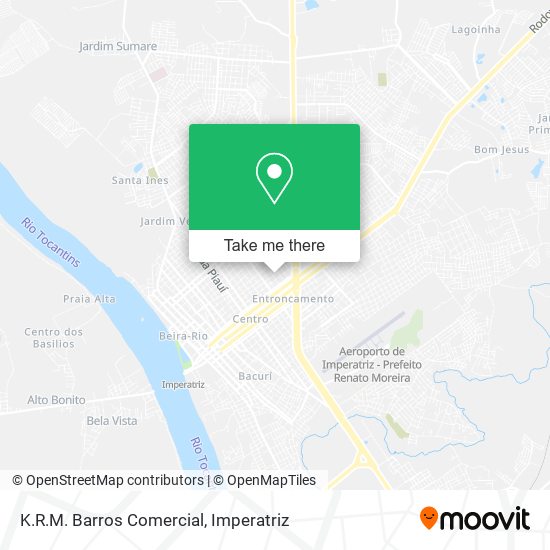 K.R.M. Barros Comercial map