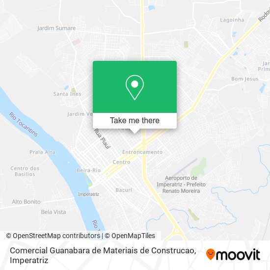 Mapa Comercial Guanabara de Materiais de Construcao