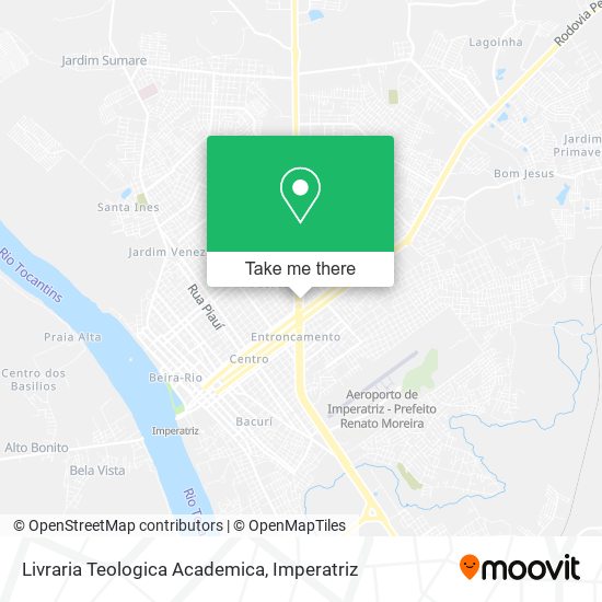 Mapa Livraria Teologica Academica