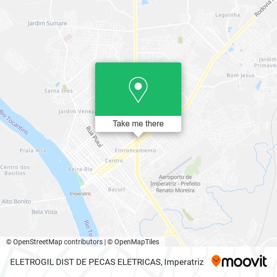 ELETROGIL DIST DE PECAS ELETRICAS map