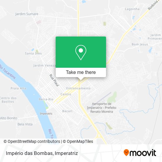 Império das Bombas map