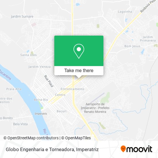 Globo Engenharia e Torneadora map