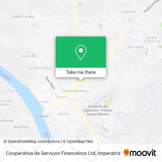 Cooperativa de Servicos Financeiros Ltd map