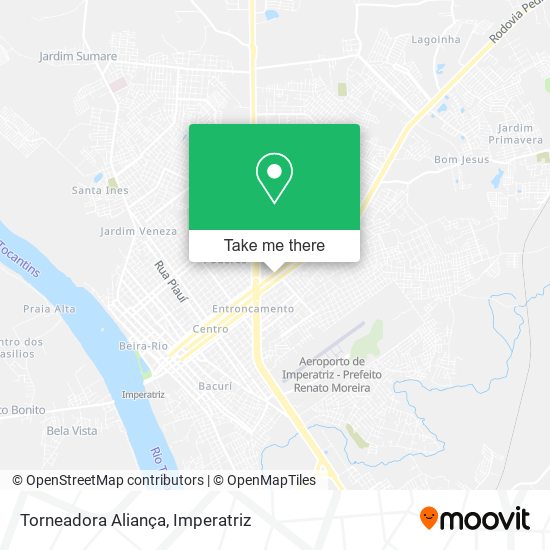 Torneadora Aliança map