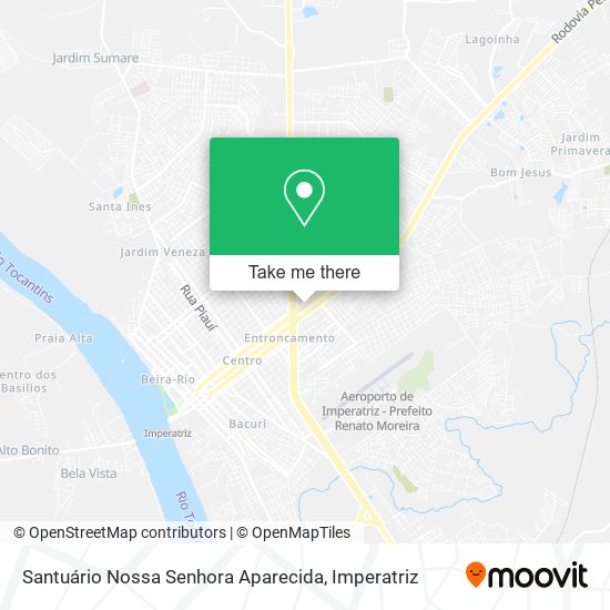 Santuário Nossa Senhora Aparecida map