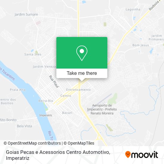 Goias Pecas e Acessorios Centro Automotivo map