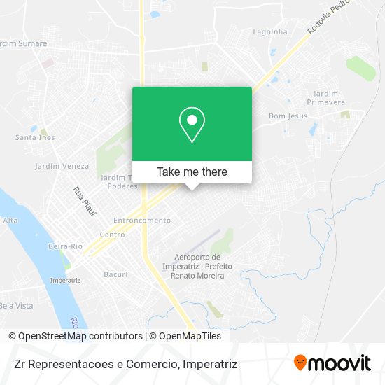 Mapa Zr Representacoes e Comercio