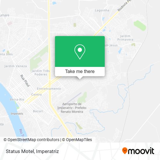 Status Motel map