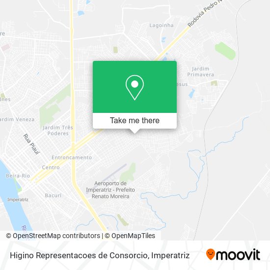 Higino Representacoes de Consorcio map