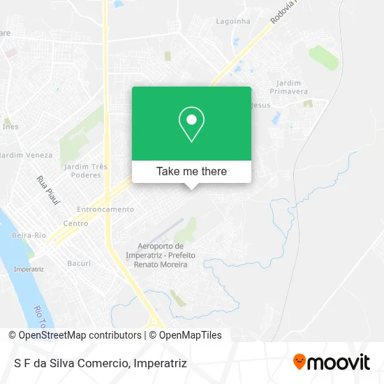 S F da Silva Comercio map
