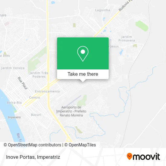 Inove Portas map