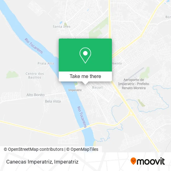 Canecas Imperatriz map