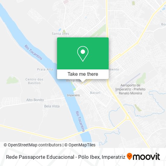 Rede Passaporte Educacional - Pólo Ibex map
