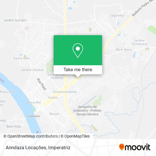 Anndaza Locações map