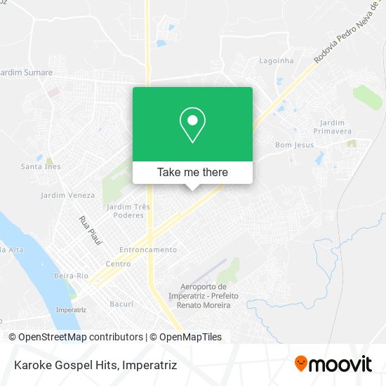 Karoke Gospel Hits map