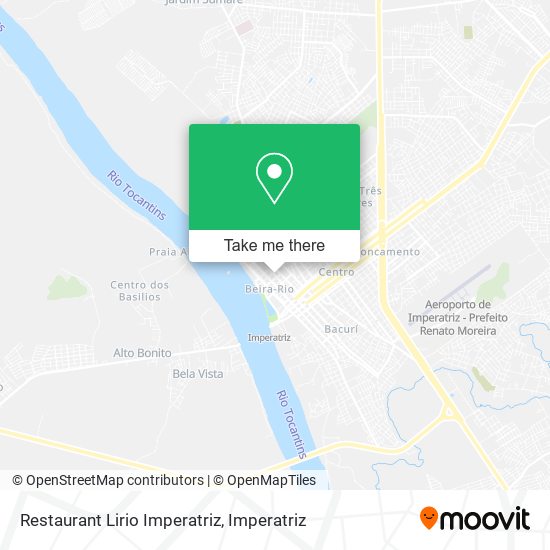 Restaurant Lirio Imperatriz map