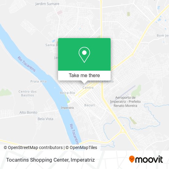 Mapa Tocantins Shopping Center