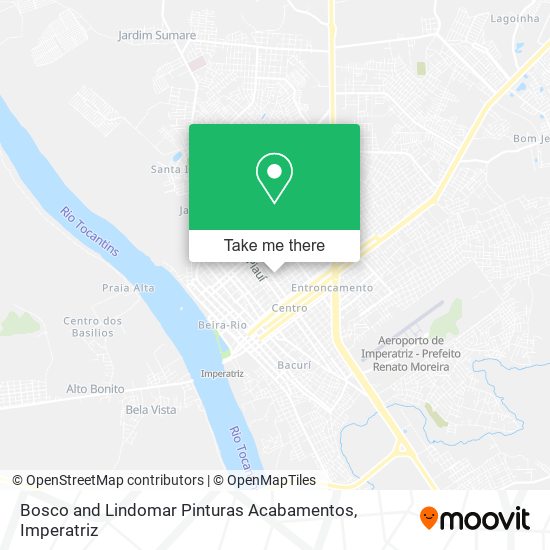 Mapa Bosco and Lindomar Pinturas Acabamentos