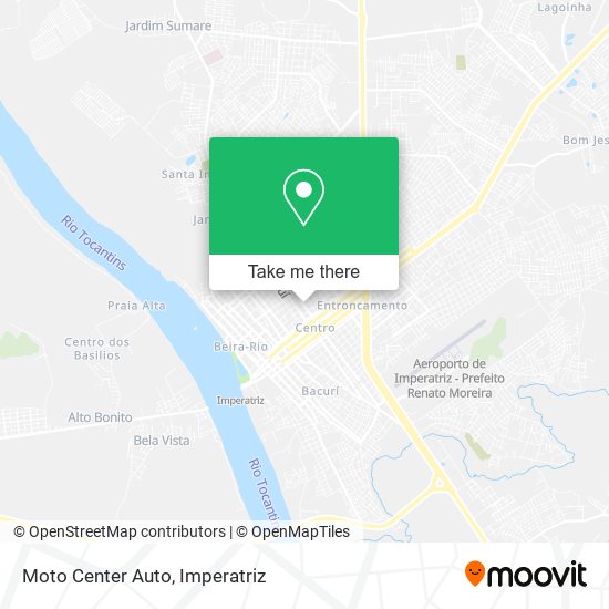 Mapa Moto Center Auto