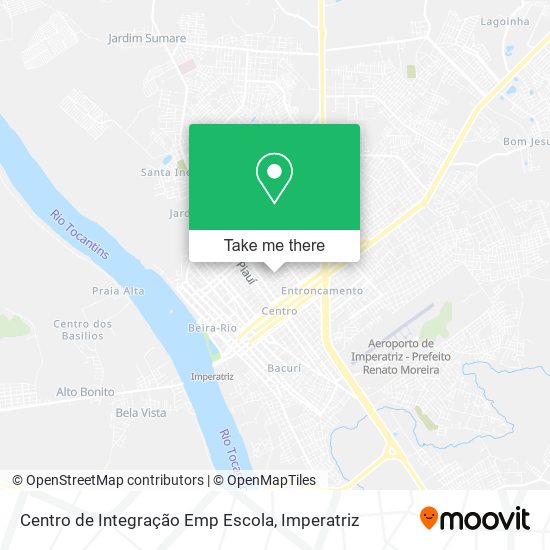 Centro de Integração Emp Escola map