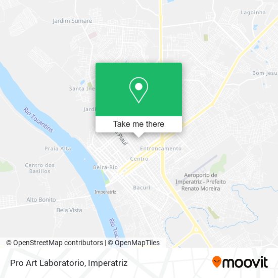 Pro Art Laboratorio map