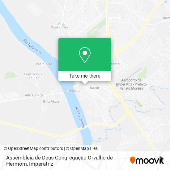 Assembleia de Deus Congregação Orvalho de Hermom map
