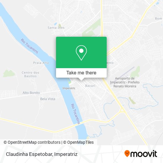 Claudinha Espetobar map