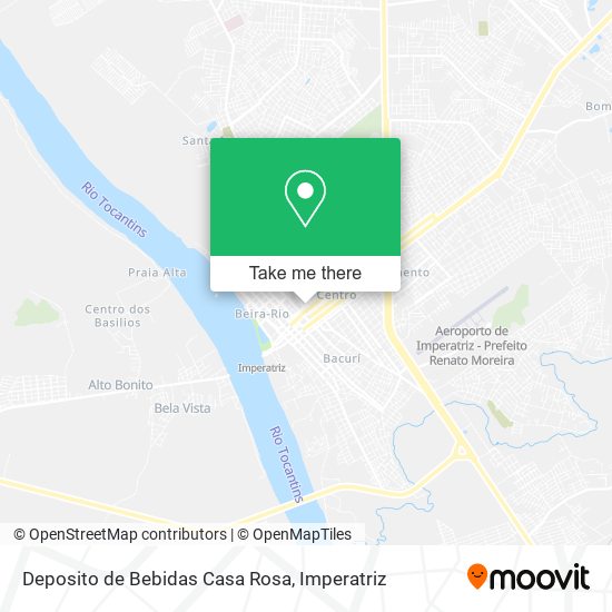 Mapa Deposito de Bebidas Casa Rosa