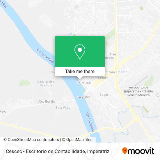 Cescec - Escritorio de Contabilidade map