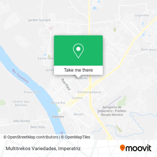 Multitrekos Variedades map