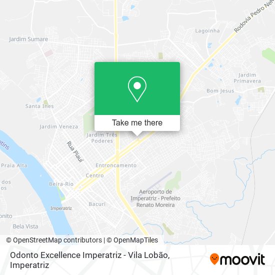 Odonto Excellence Imperatriz - Vila Lobão map