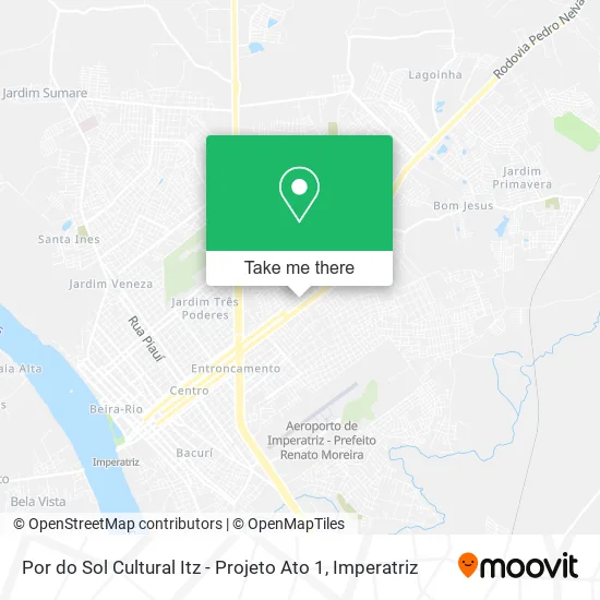 Por do Sol Cultural Itz - Projeto Ato 1 map