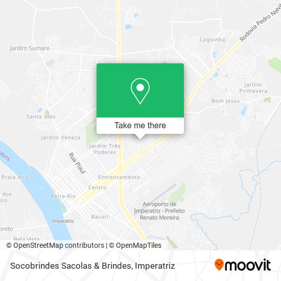 Socobrindes Sacolas & Brindes map