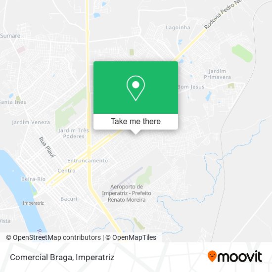 Comercial Braga map