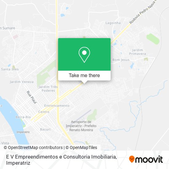 E V Empreendimentos e Consultoria Imobiliaria map