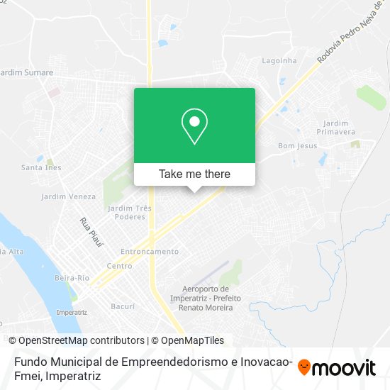 Mapa Fundo Municipal de Empreendedorismo e Inovacao- Fmei