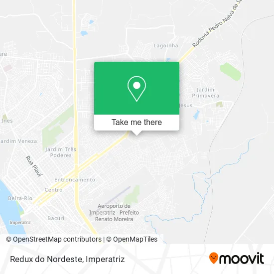 Redux do Nordeste map