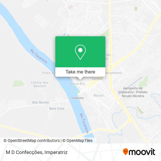 M D Confecções map