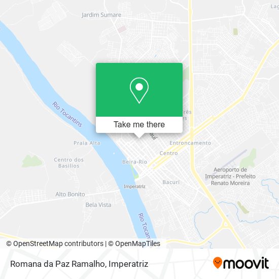 Romana da Paz Ramalho map