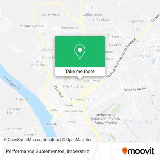 Performance Suplementos map