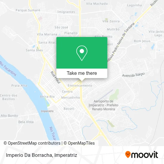 Imperio Da Borracha map