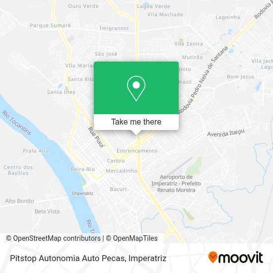 Pitstop Autonomia Auto Pecas map