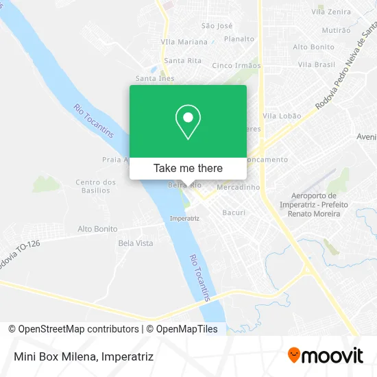 Mini Box Milena map