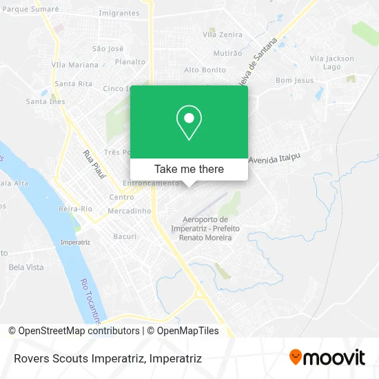 Rovers Scouts Imperatriz map