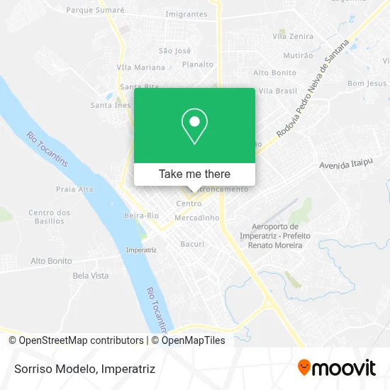 Sorriso Modelo map